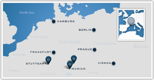 Leading Hotels of the World_Germany Map