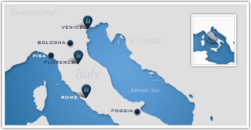 Leading Hotels of the World_Iconic Italy Map
