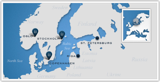 Leading Hotels of the World_Scandinavia Map